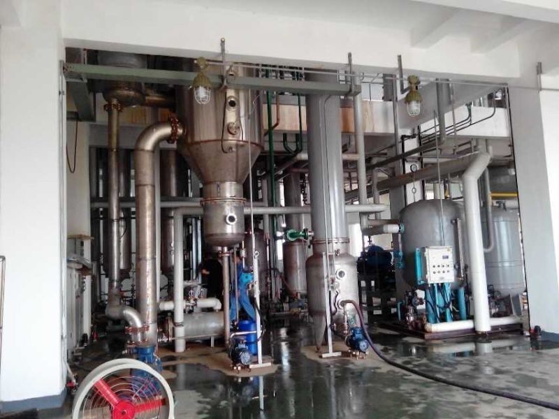 0.8T/h氯化钠单效连续蒸发器